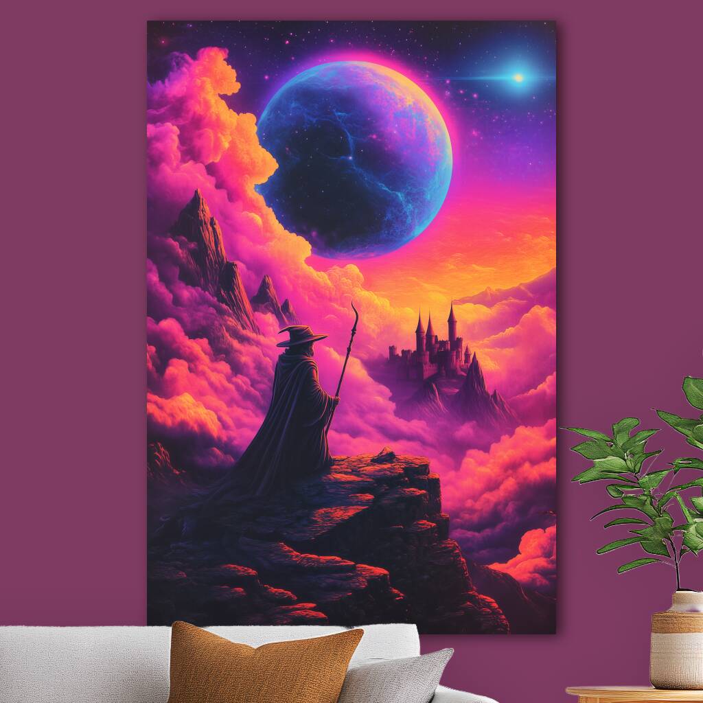 Neon Wizard sfeer foto