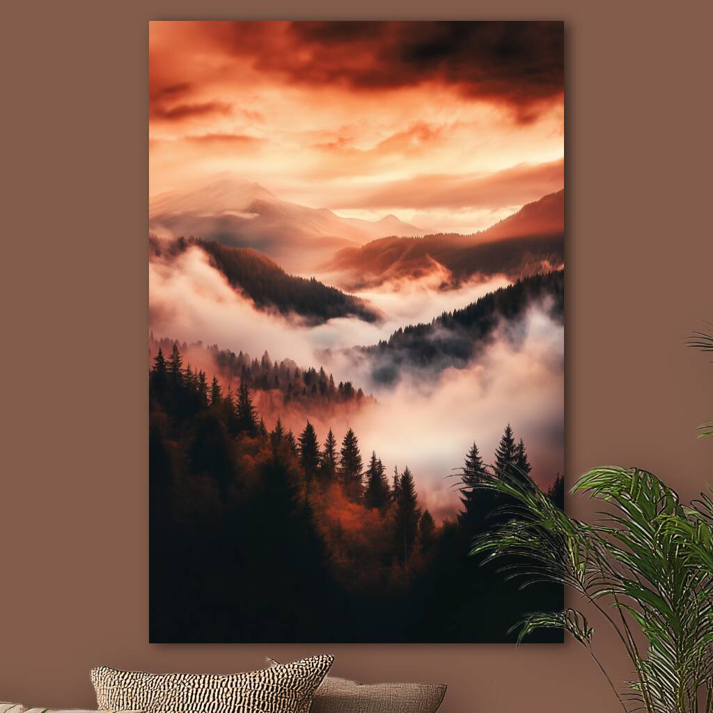Misty Mountain sfeer foto