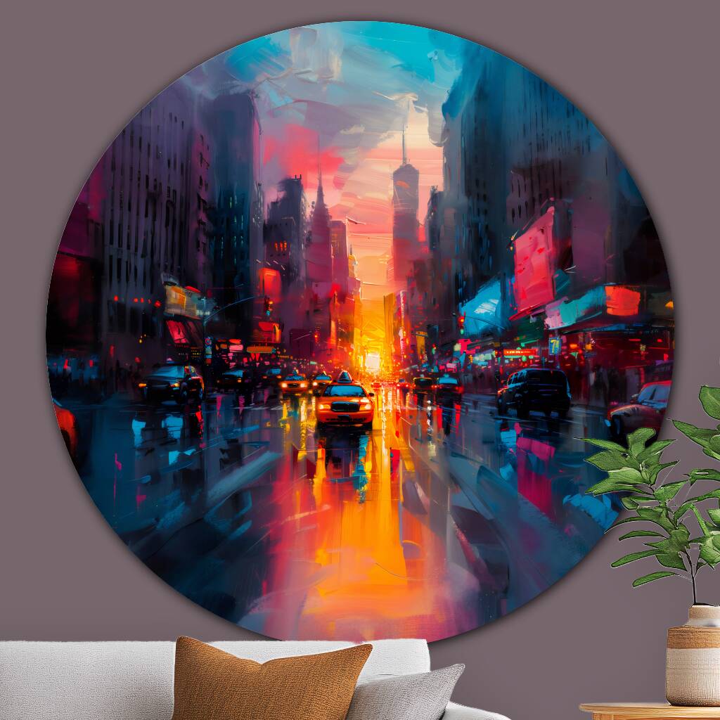 Bekijk Hello New York (Rond)