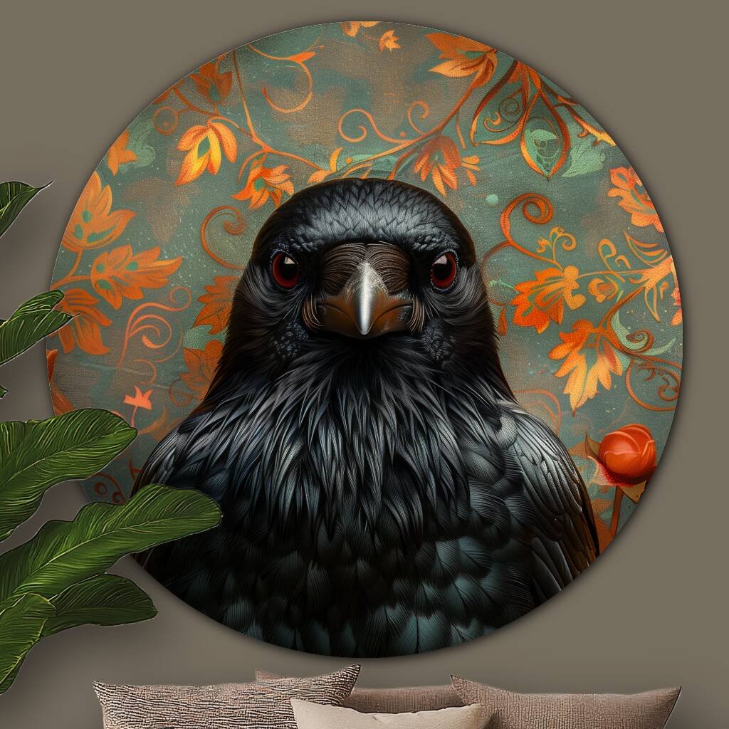 Bekijk Paranoid Crow (Rond)