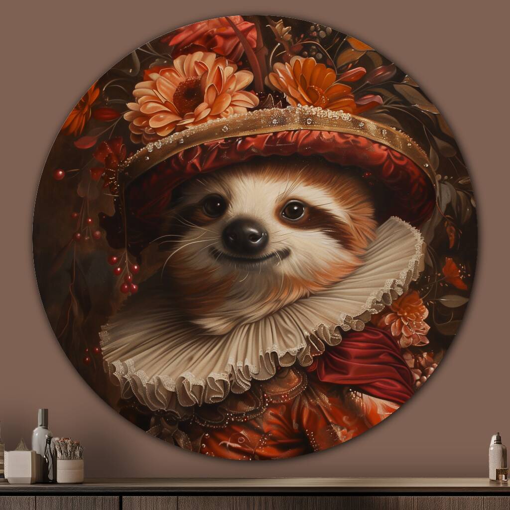 Bekijk Blissful Sloth (Rond)