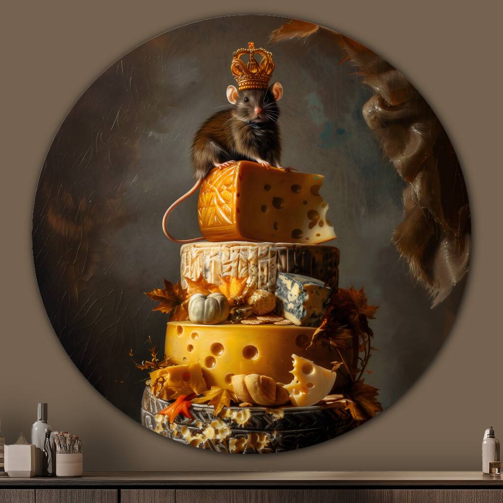 Bekijk King of Cheese (Rond)