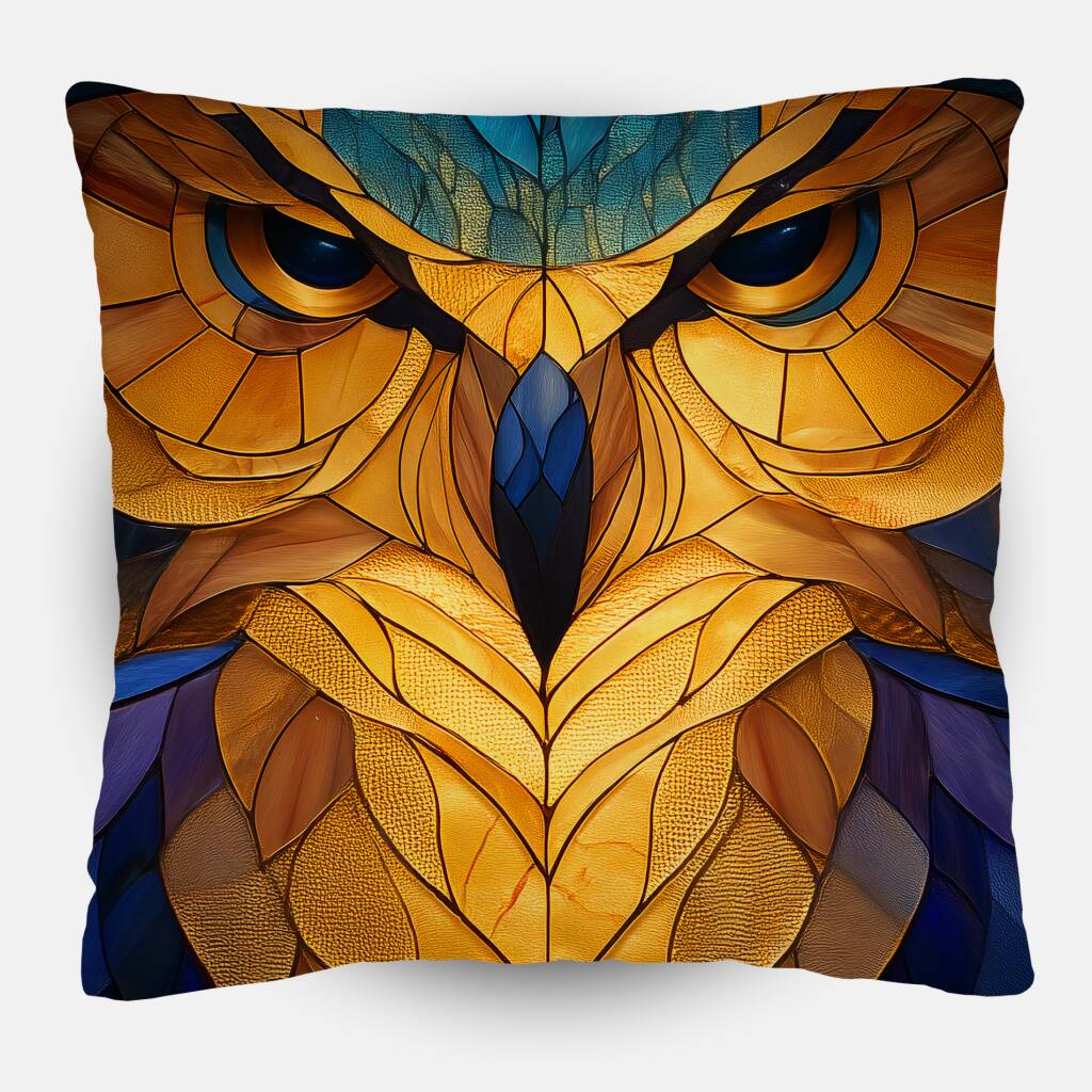 Bekijk Stained Glass Owl (Sierkussen)