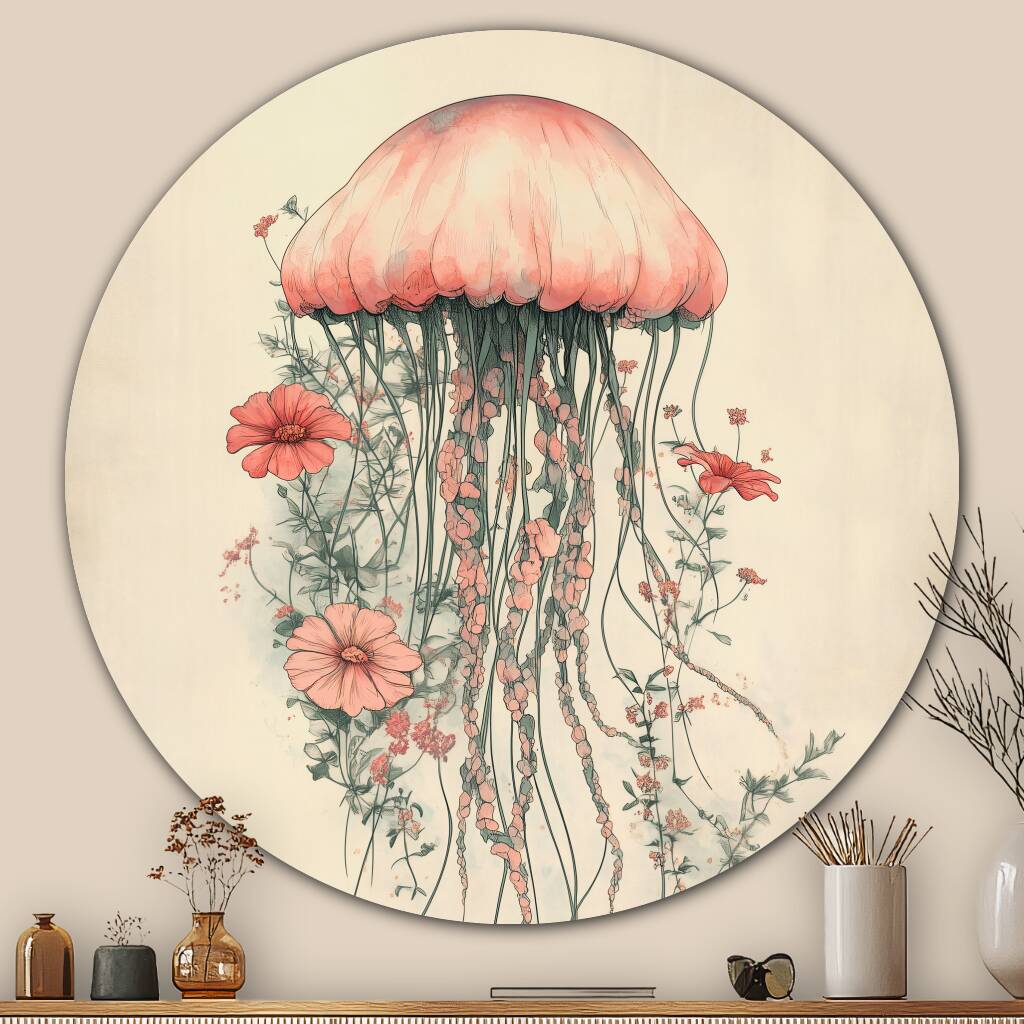 Bekijk Floral Jellyfish (Rond)