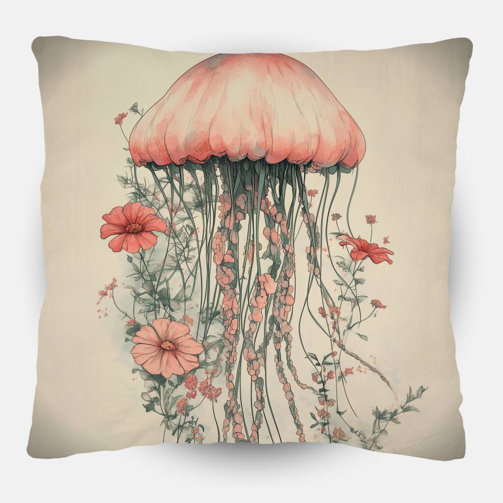 Bekijk Floral Jellyfish (Sierkussen)