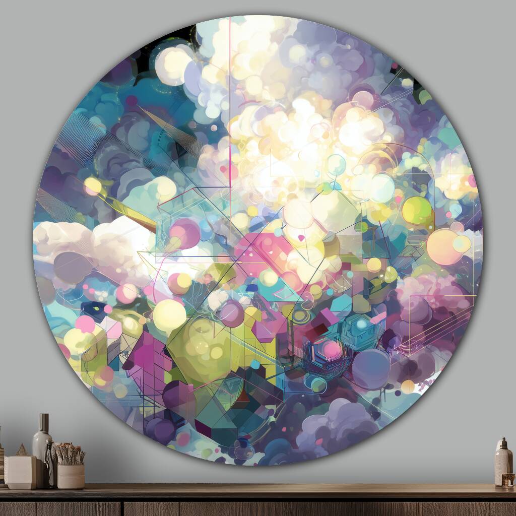 Bekijk Abstract Impact (Rond)