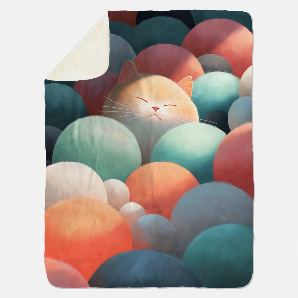 Bekijk Cat Balloons (Knuffeldeken)