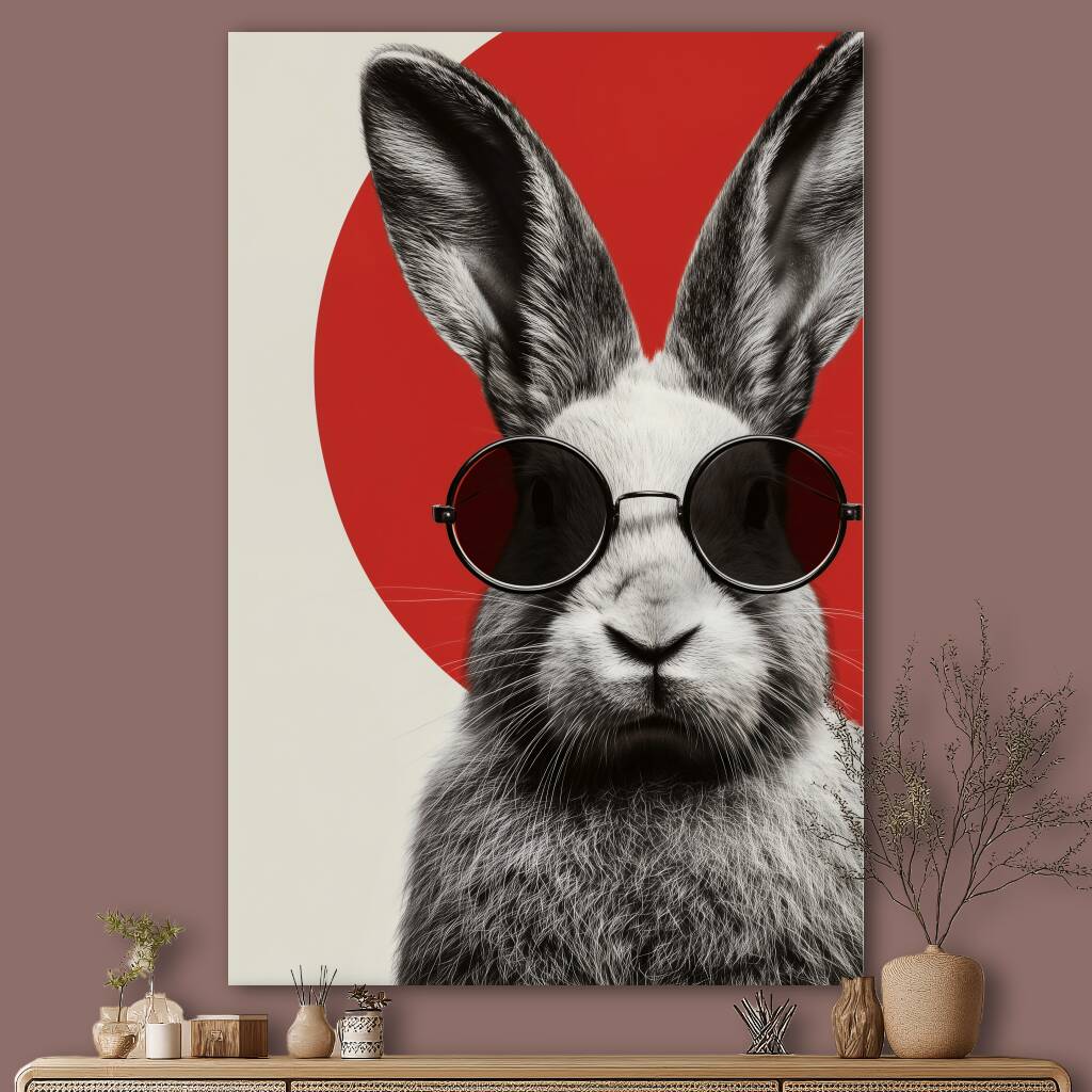 Bekijk Cool Bunny Portrait (Staand)