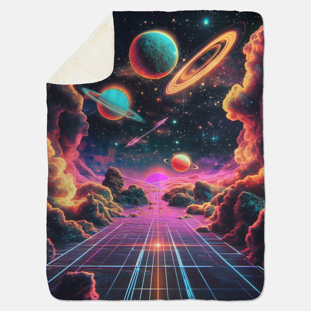 Bekijk Cosmic Grid (Knuffeldeken)