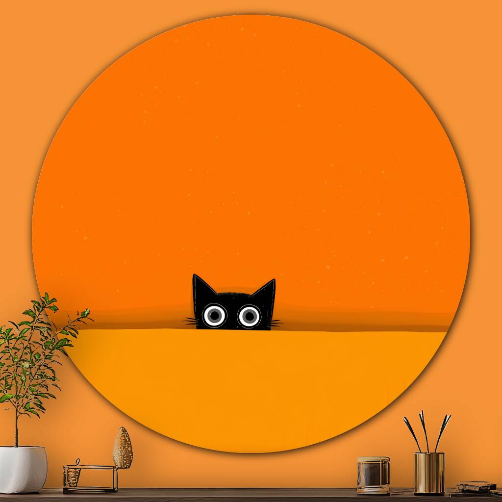 Bekijk Curious Kitten (Rond)