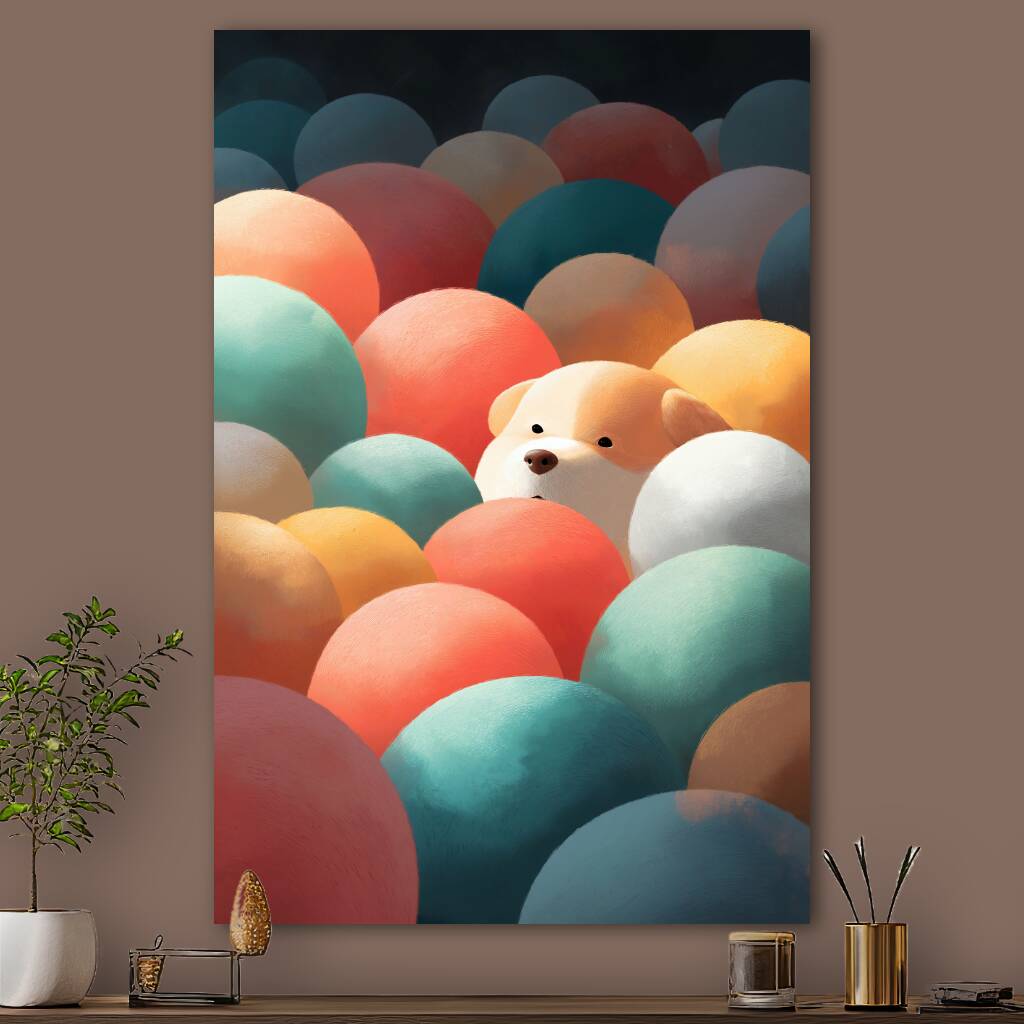 Bekijk Dog Balloons (Staand)