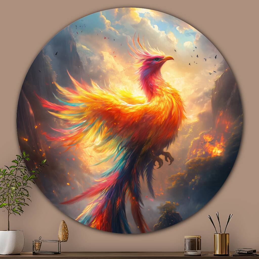 Bekijk Mystical Phoenix (Rond)
