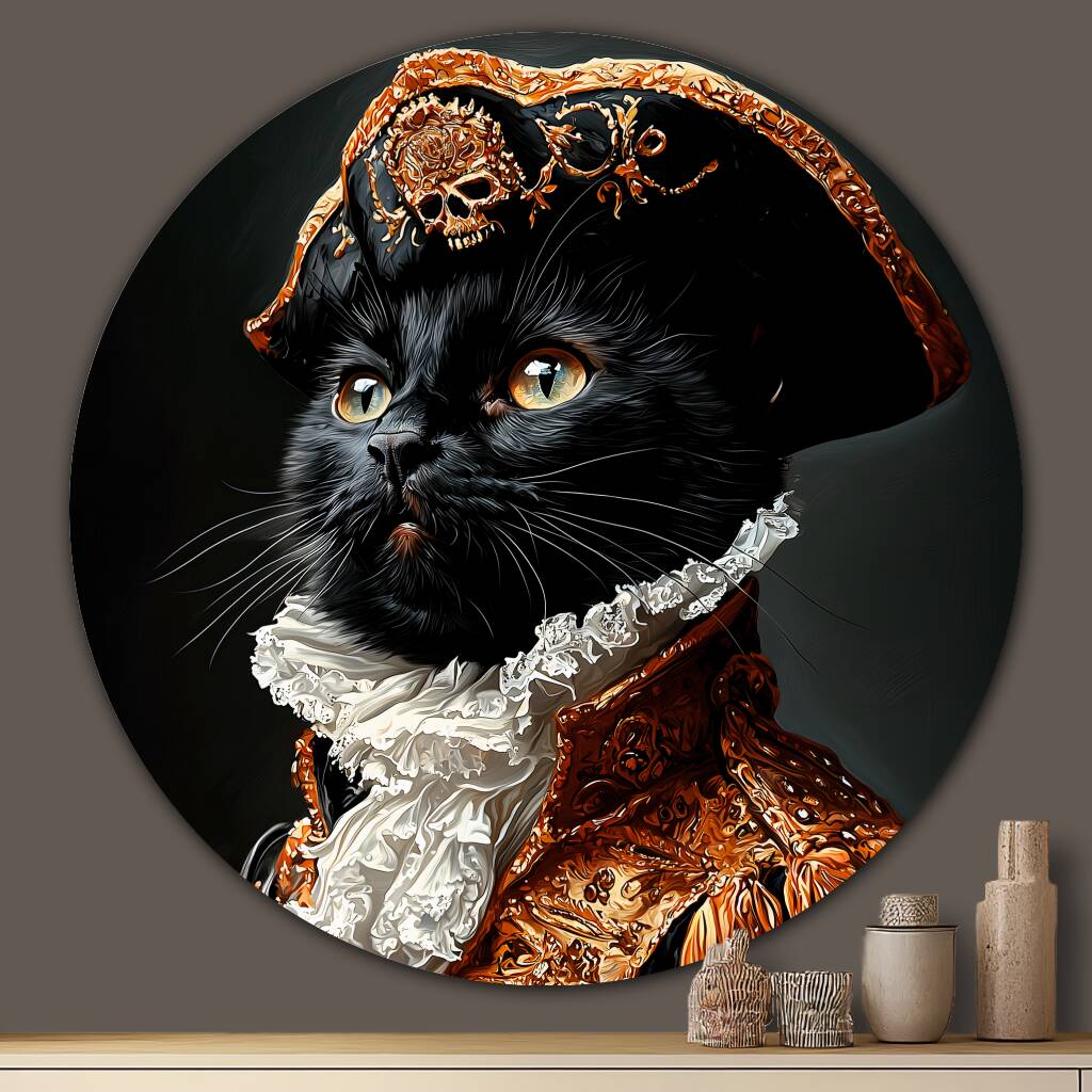 Bekijk Captain Kitty Cat (Rond)