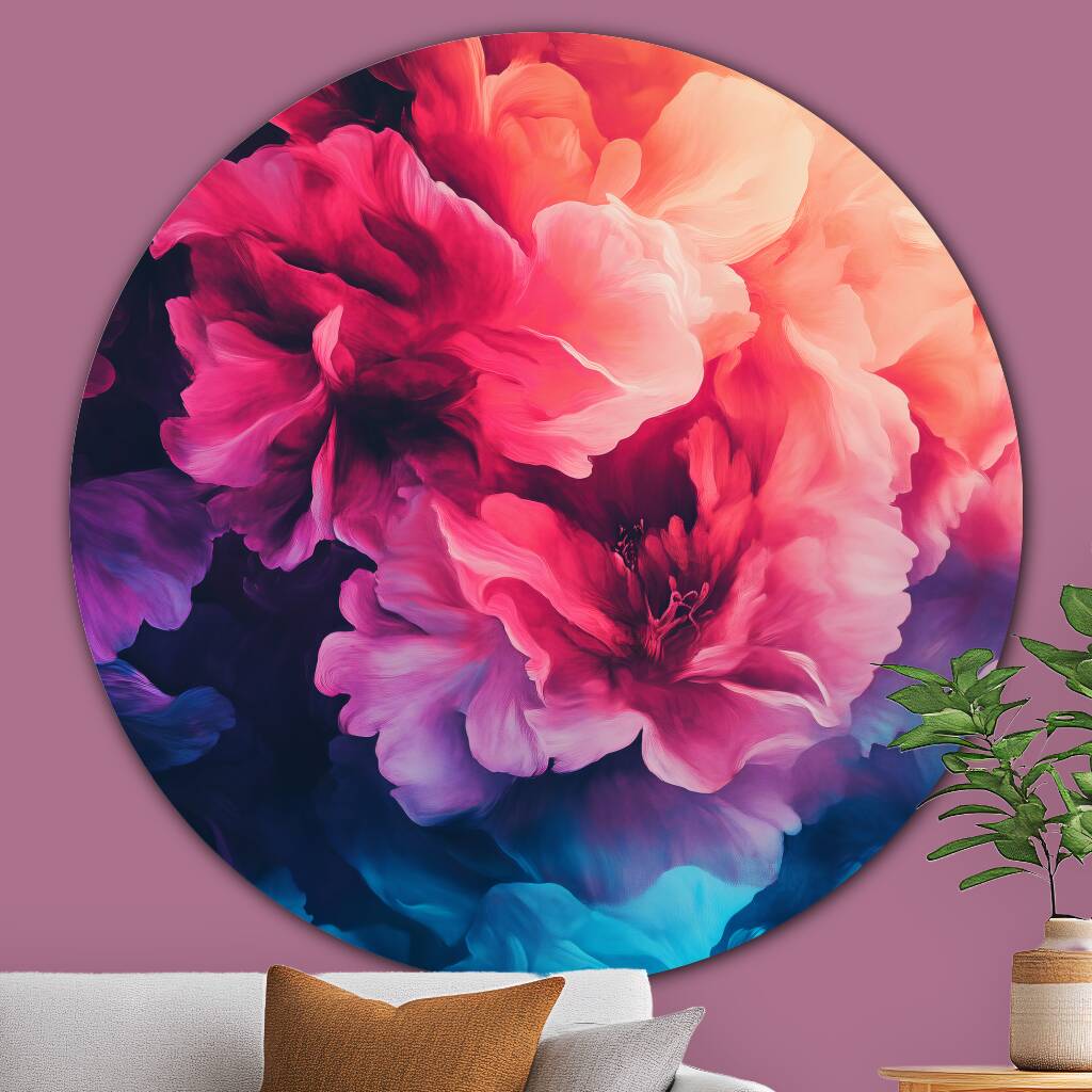 Bekijk Weavy Flowers (Rond)
