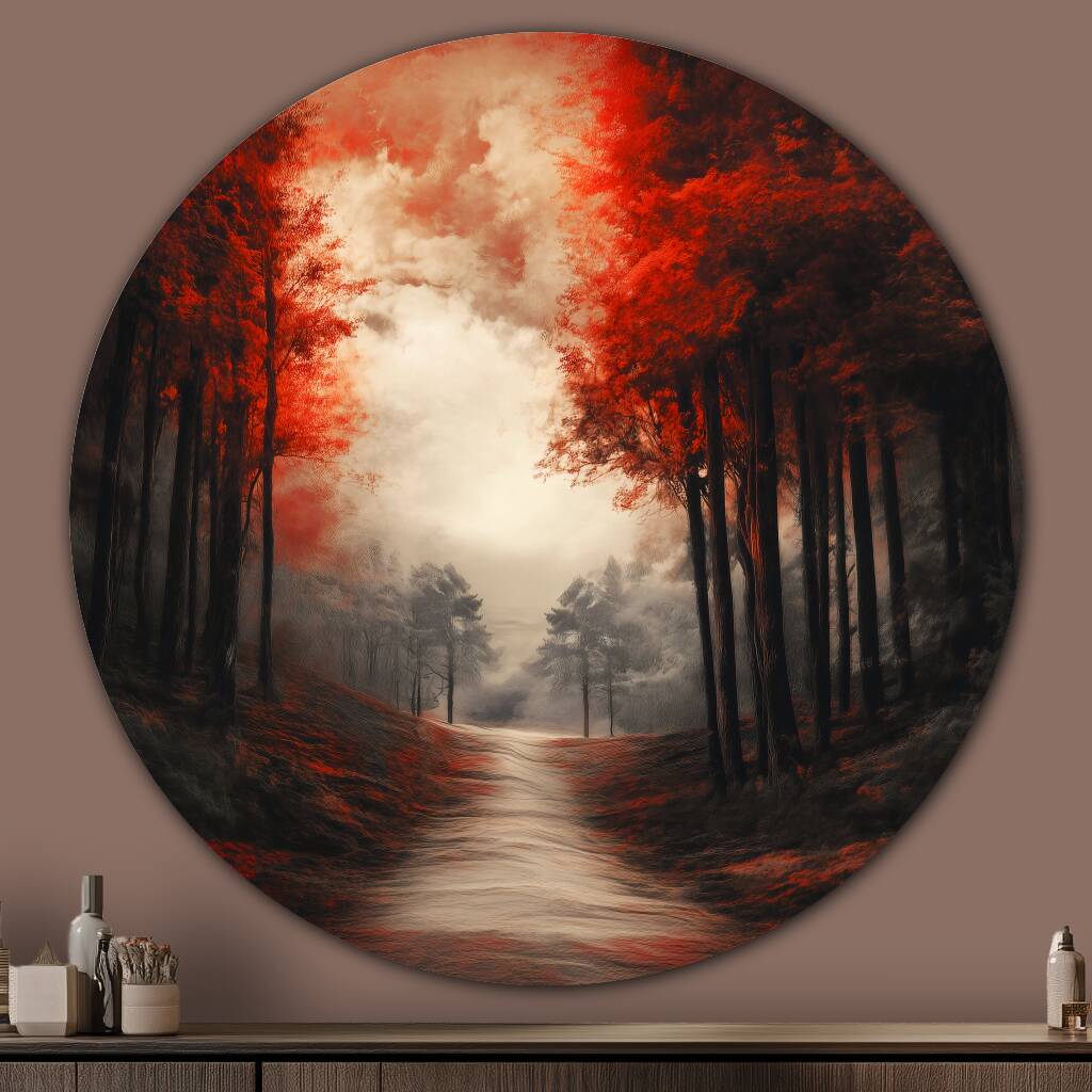 Bekijk Red Forest (Rond)