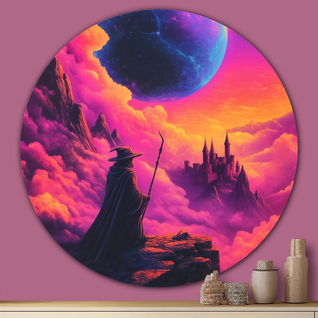 Neon Wizard sfeer foto