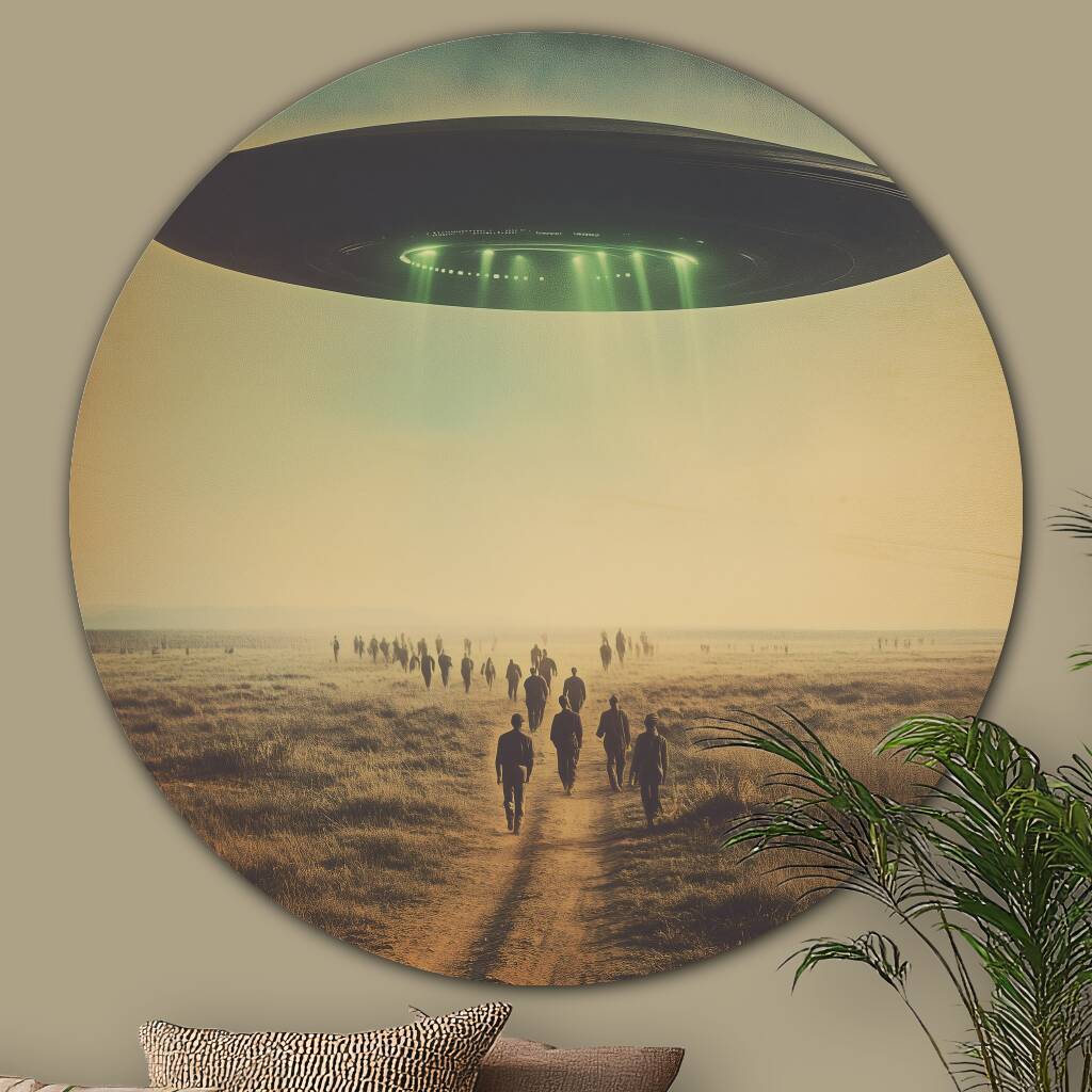 Bekijk Alien Abduction (Rond)