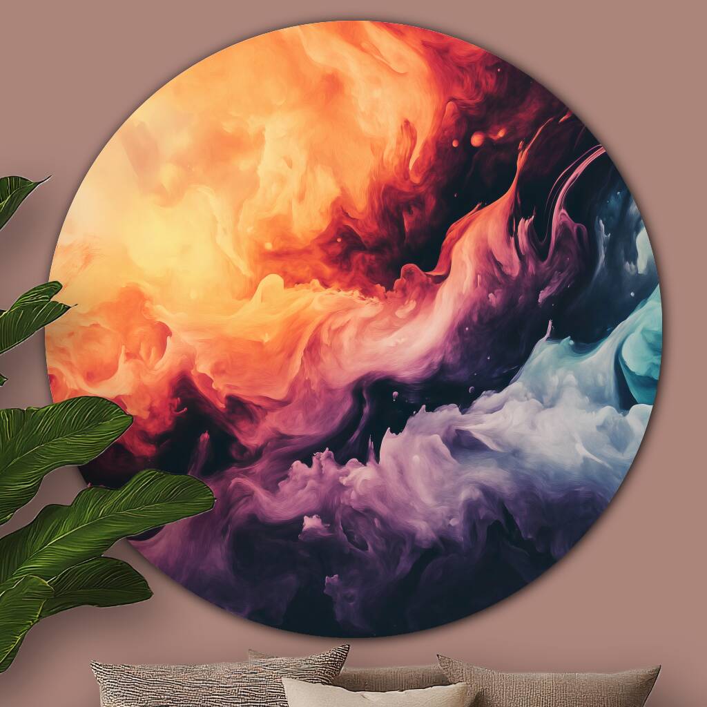 Bekijk Colourful Smoke (Rond)