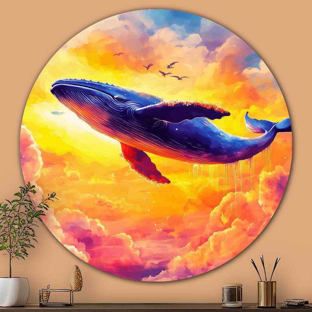 Bekijk Flying Whale (Rond)