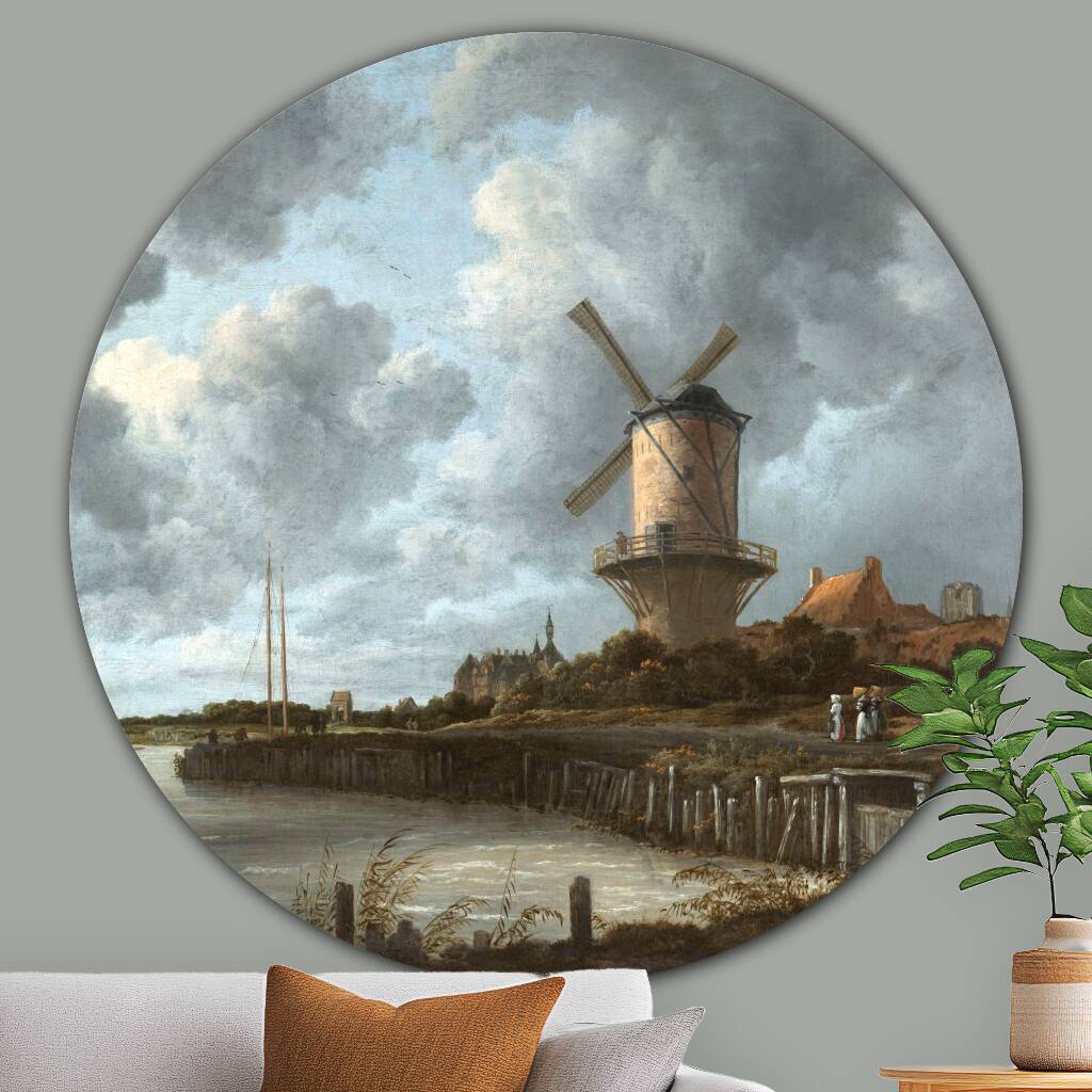 Bekijk De molen bij Wijk bij Duurstede (Rond)