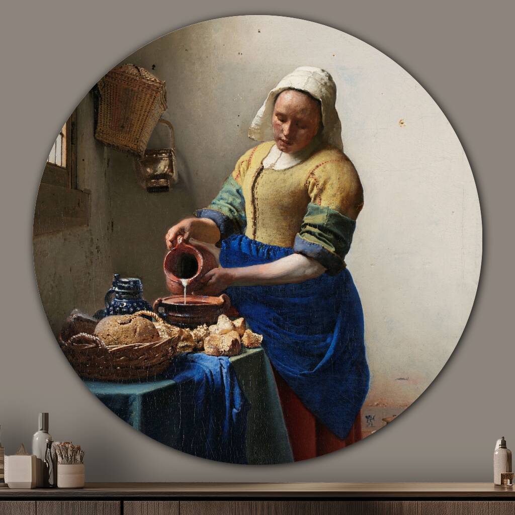 Bekijk Het Melkmeisje (Rond)