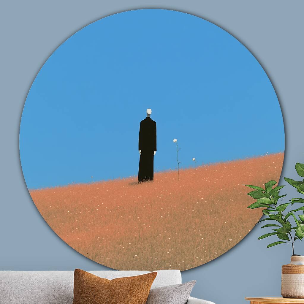 Man in a Field sfeer foto