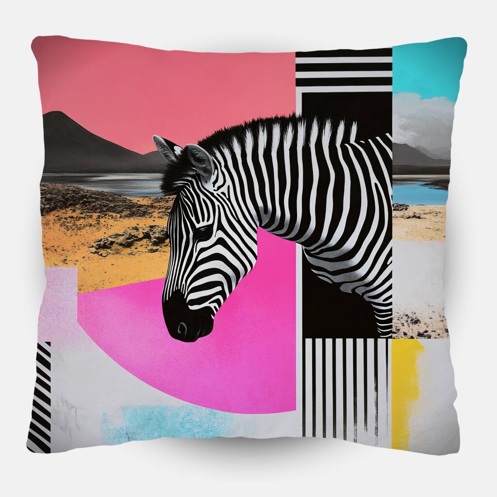 Bekijk Zebra Collage (Sierkussen)