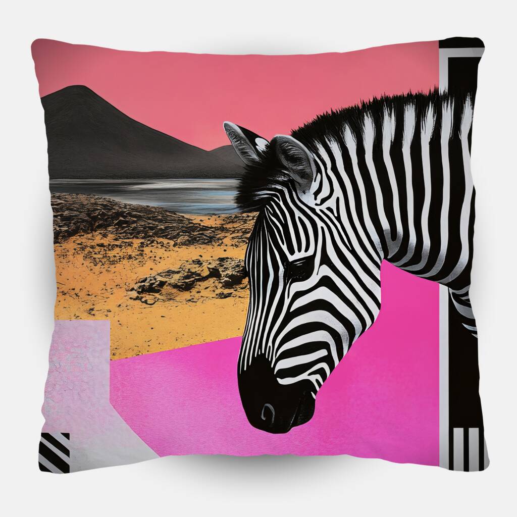 Bekijk Zebra Collage (Sierkussen)
