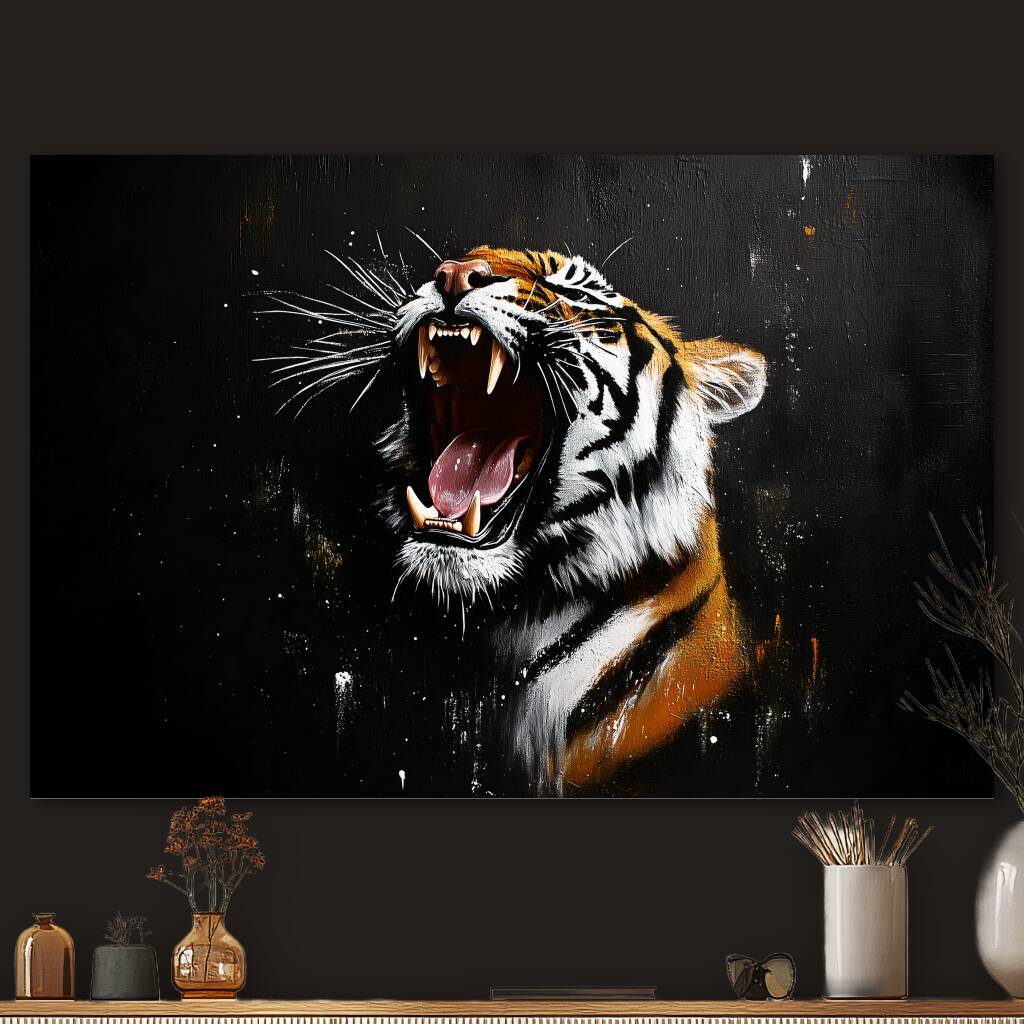 Bekijk Roaring Tiger (Liggend)