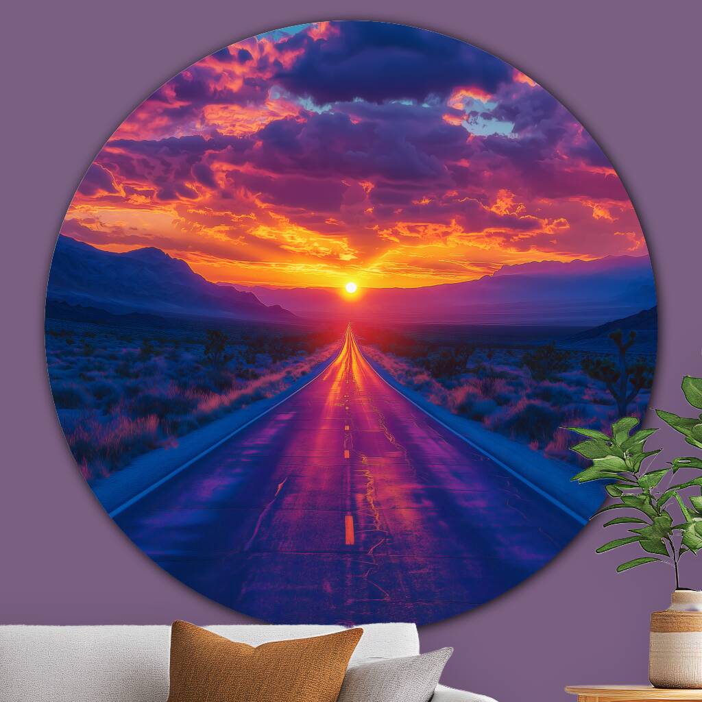 Bekijk Sunset Road (Rond)