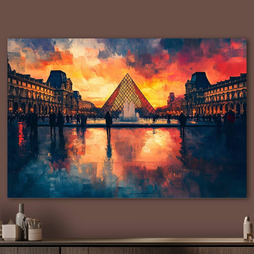 Bekijk Le Louvre (Liggend)