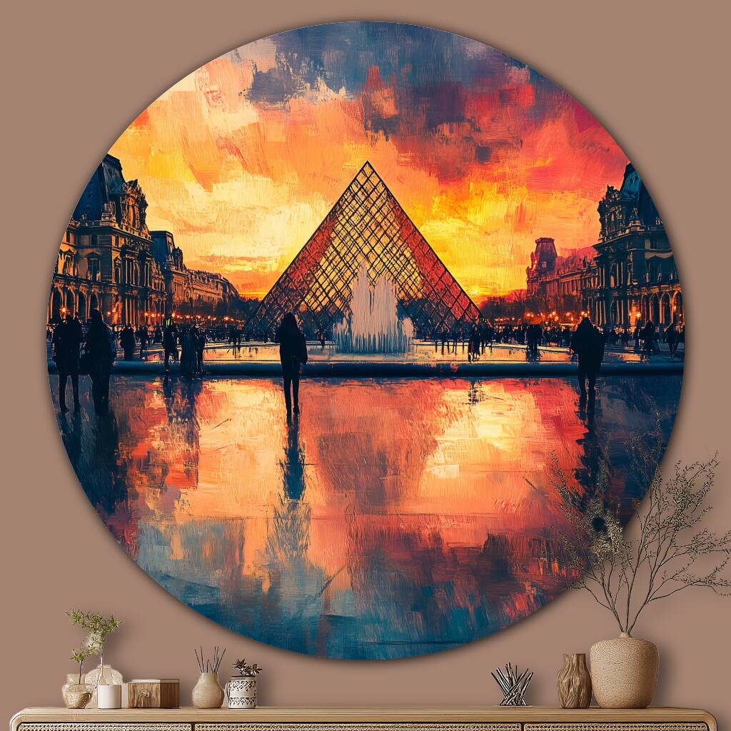 Bekijk Le Louvre (Rond)