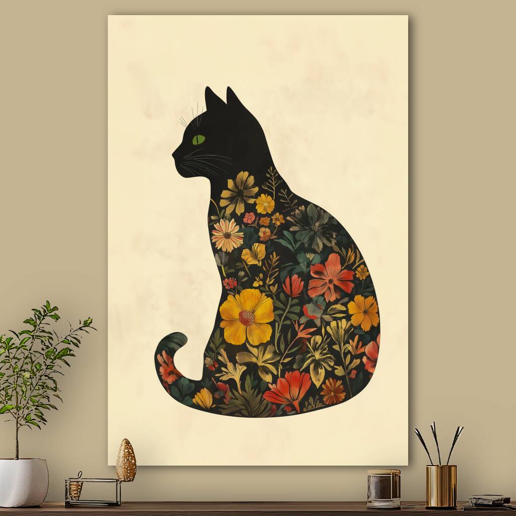Bekijk Flower Loving Cat (Staand)