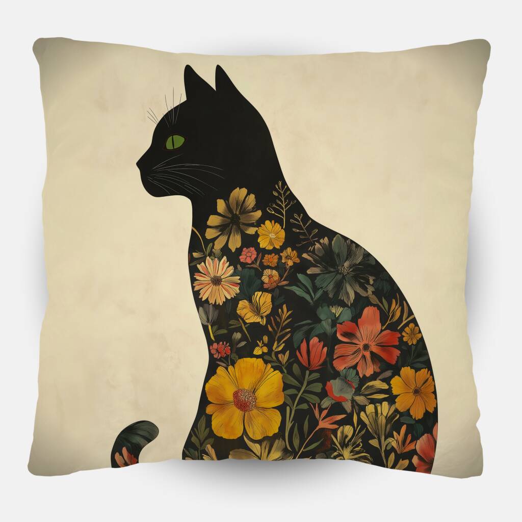 Bekijk Flower Loving Cat (Sierkussen)