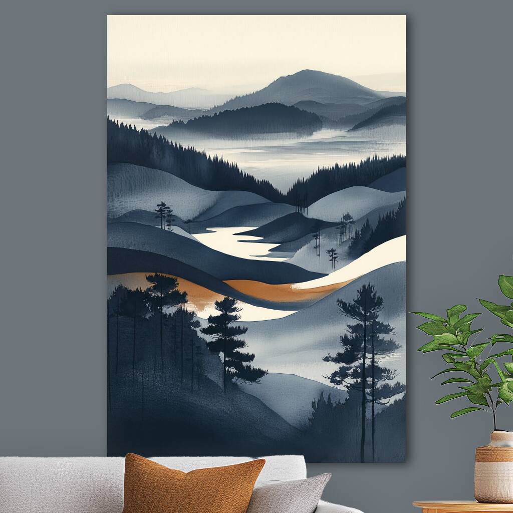 Bekijk Snowy Hills (Staand)