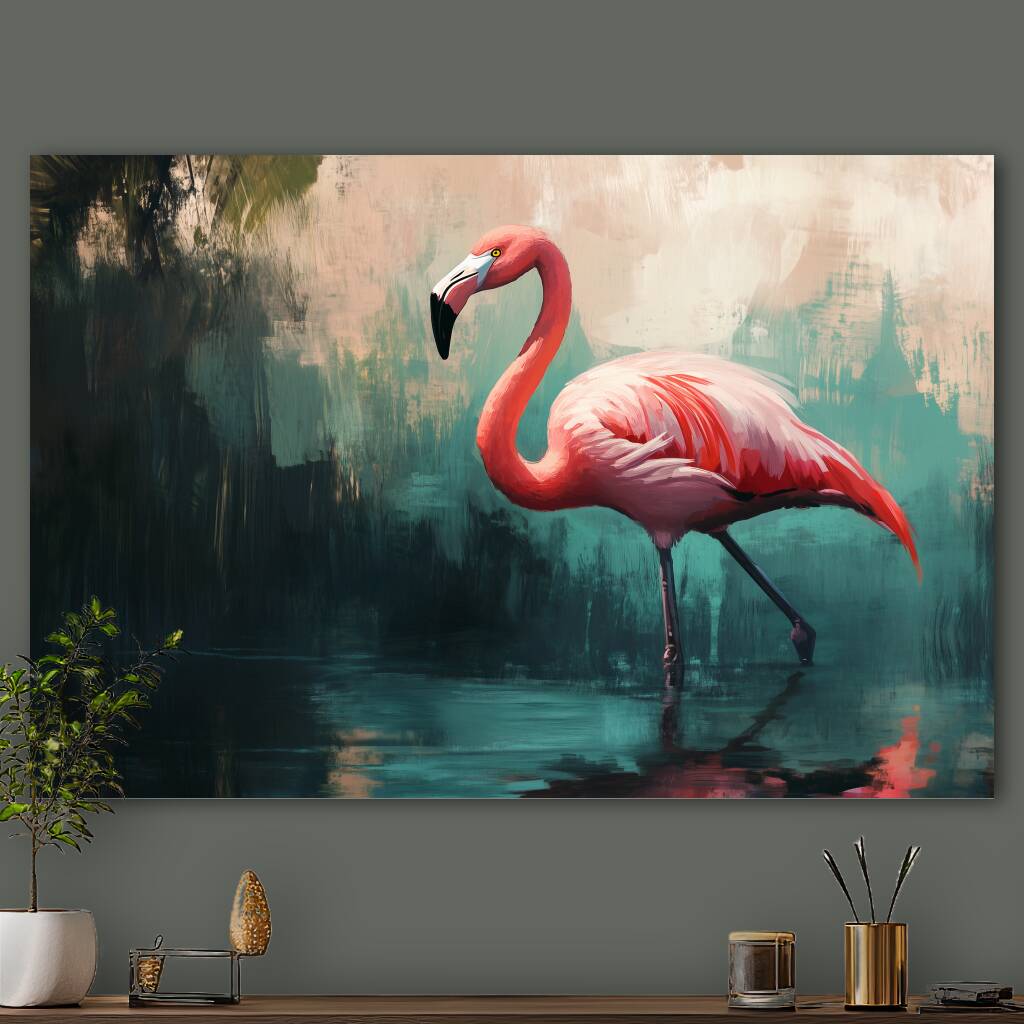 Bekijk Walking Flamingo (Liggend)