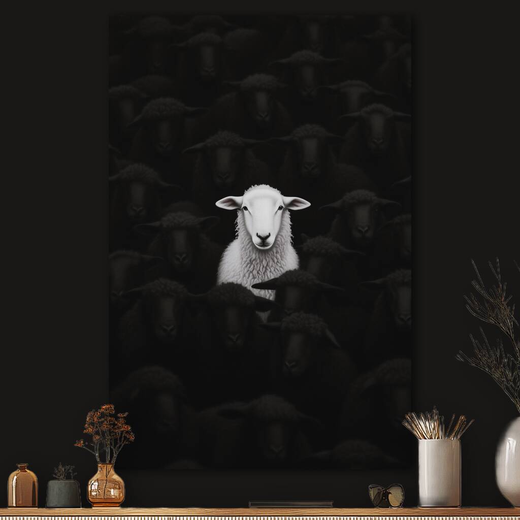 Bekijk The White Sheep (Staand)