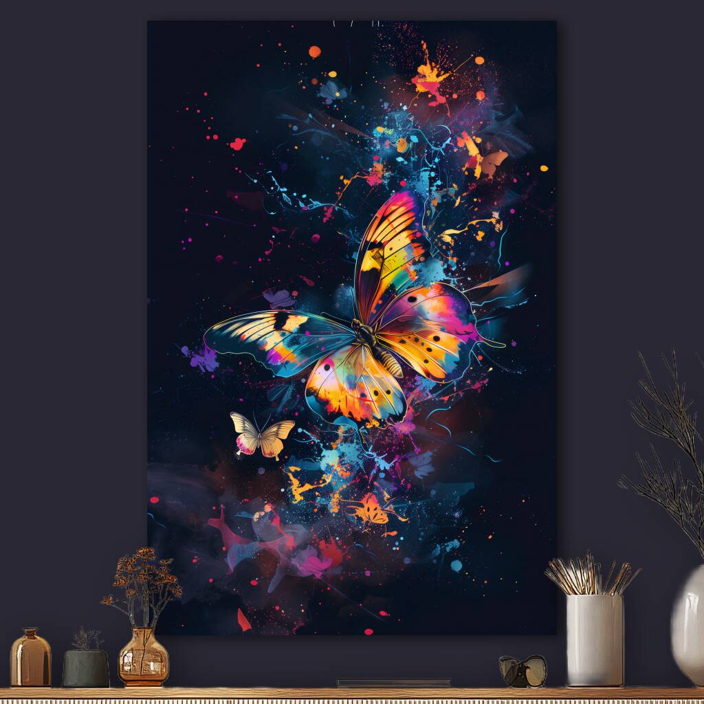 Bekijk Splashful Butterfly (Staand)