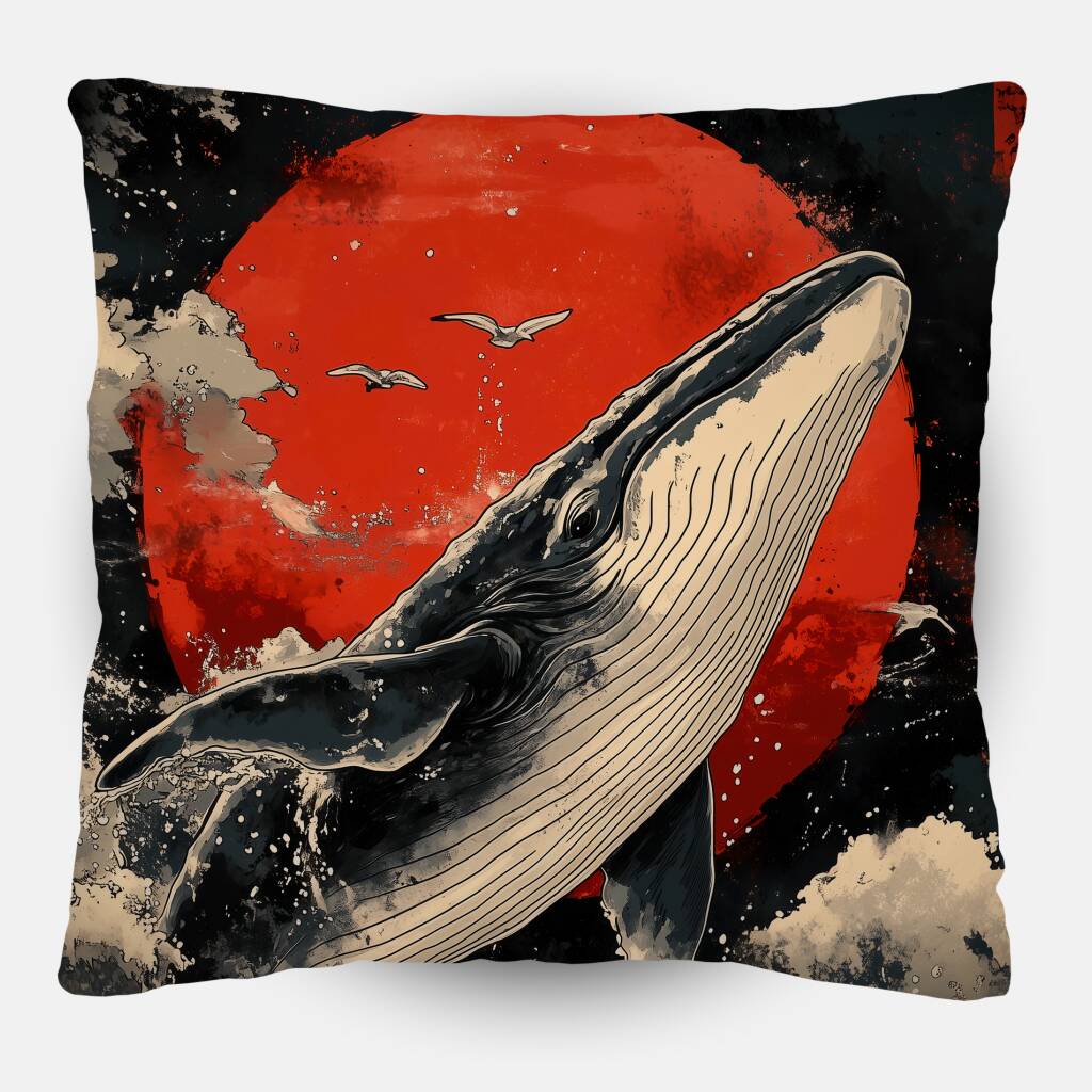 Bekijk Red Sun Whale (Sierkussen)