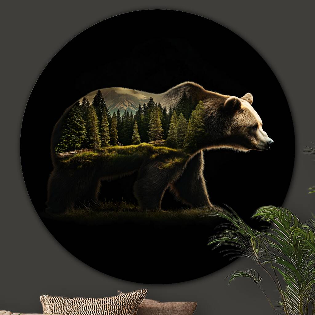 Bekijk Forest Bear (Rond)