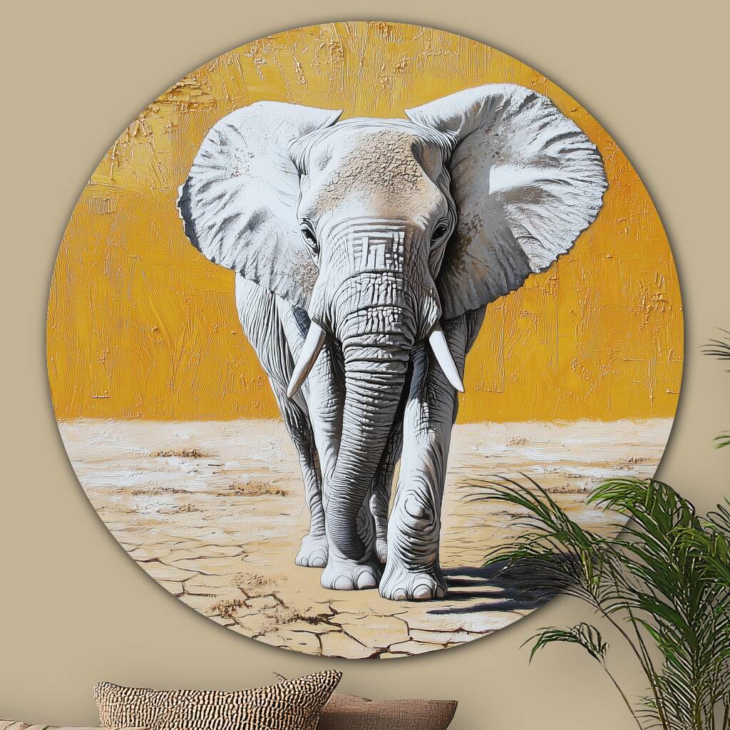 Bekijk Elephant Desert (Rond)