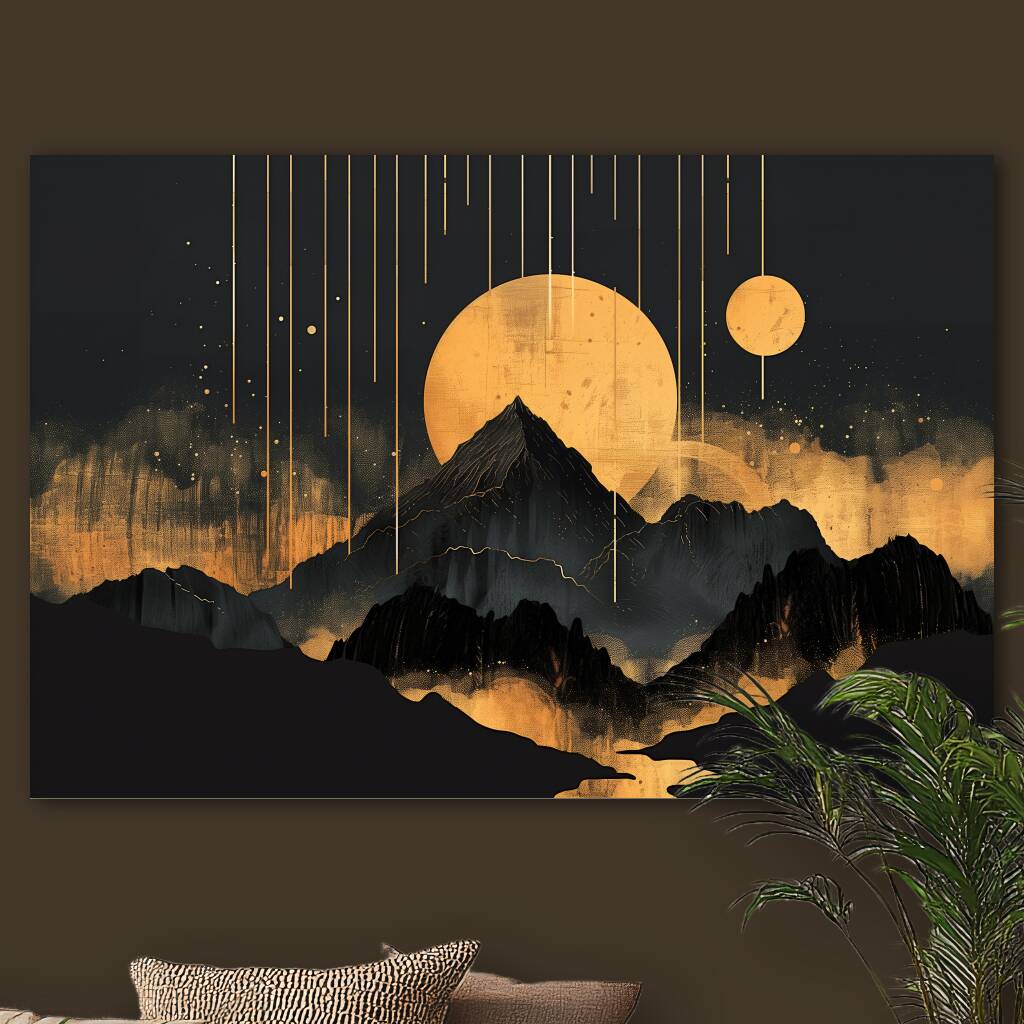 Golden Mountain sfeer foto