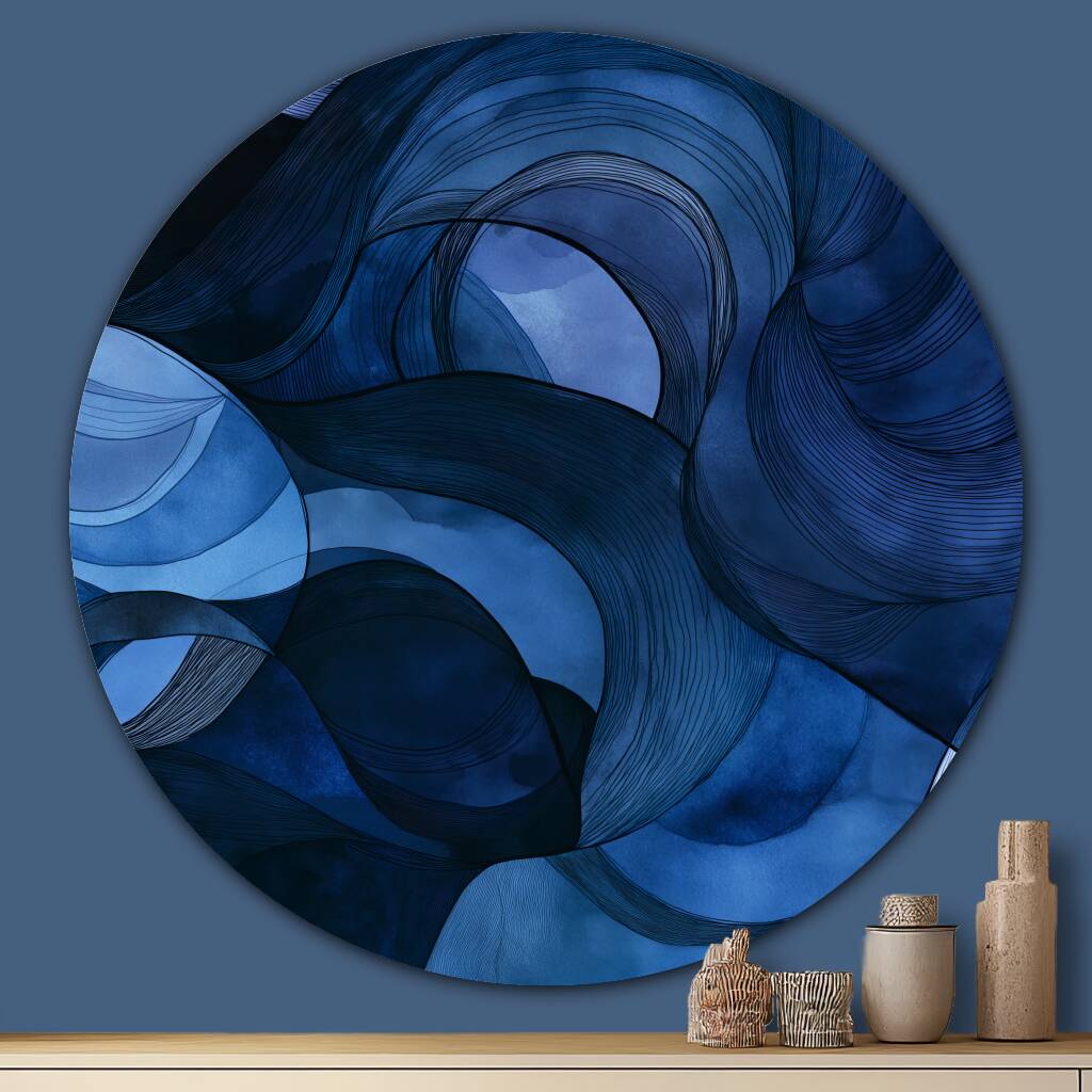 Bekijk Interconnected Blues (Rond)