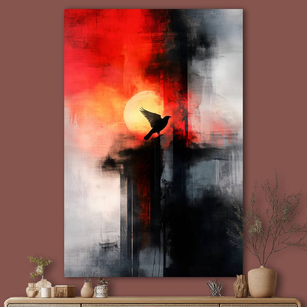 Bekijk Raven at Dawn (Staand)