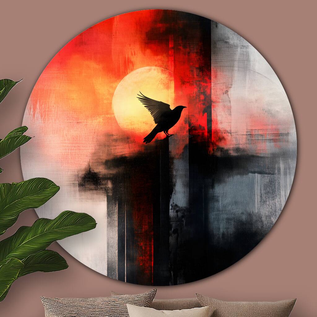 Bekijk Raven at Dawn (Rond)