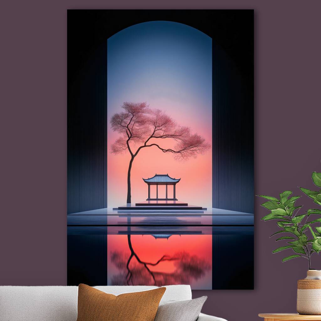 Staged China sfeer foto