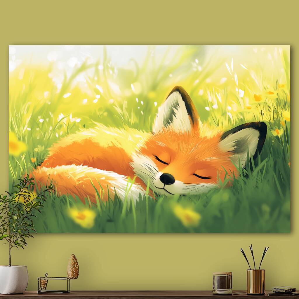 Bekijk Sleeping Fox (Liggend)